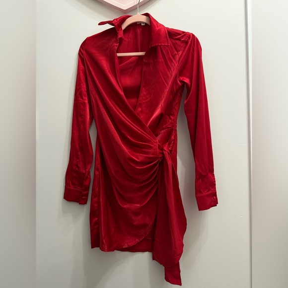 Mini Red Dress - SuperDown - Picture 3 of 8